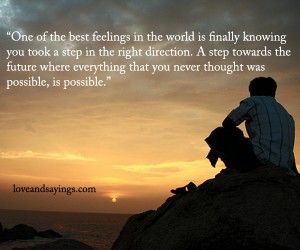 Took A Step in The Right Direction