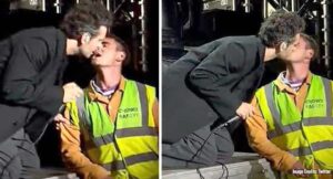 Matty Healy Seen Kissing a Male Security Guard during his Concert
